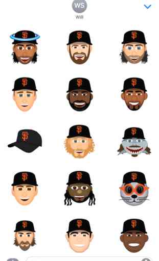 San Francisco Giants 2016 MLB Sticker Pack 1