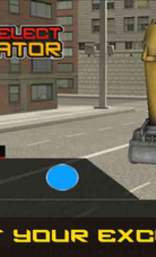 Sand Excavator Construction 3D - Real Trucker and Crane Parking Game 4