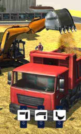 Sand Excavator Truck Simulator 3D – Heavy construction backhoe simulation game 2