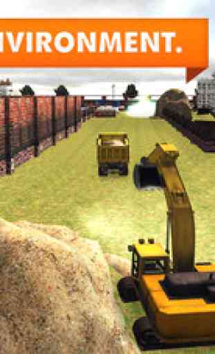 Sand Excavator Truck Simulator – real 3D construction crane game 1