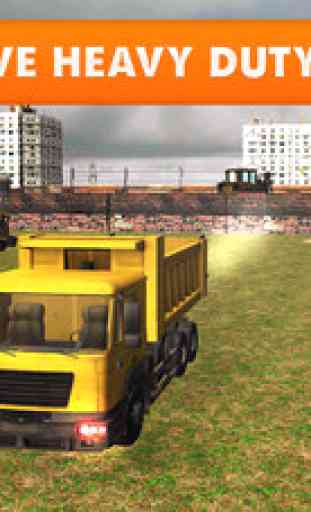 Sand Excavator Truck Simulator – real 3D construction crane game 2
