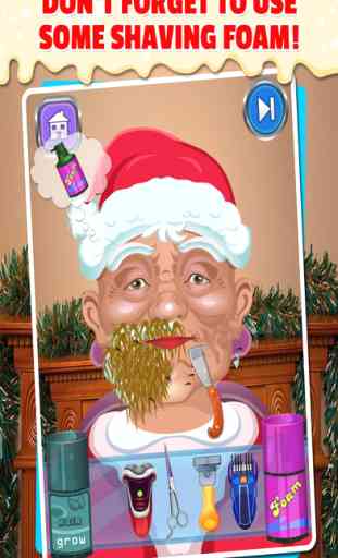 Santas Christmas Shaving Salon - Free Kids Games 2
