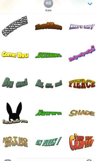 Sass: Stickers for the sassy! for iMessage 2
