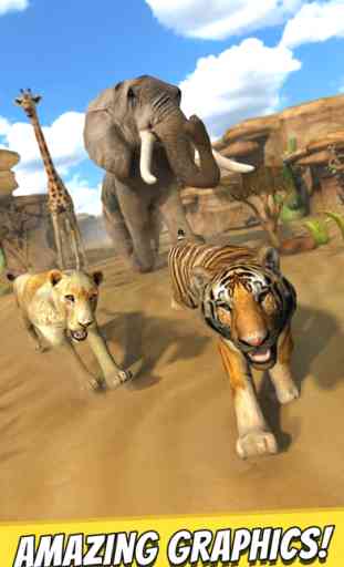 Savanna Run . Free Animal Simulator Games For Children 3