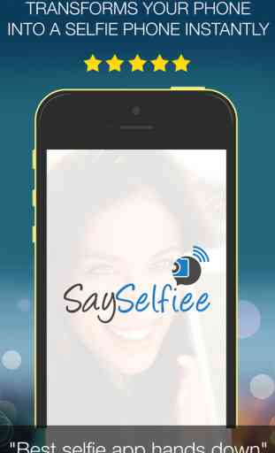 SaySelfiee - Selfie Stick Camera for Flawless Hands Free Selfies 1