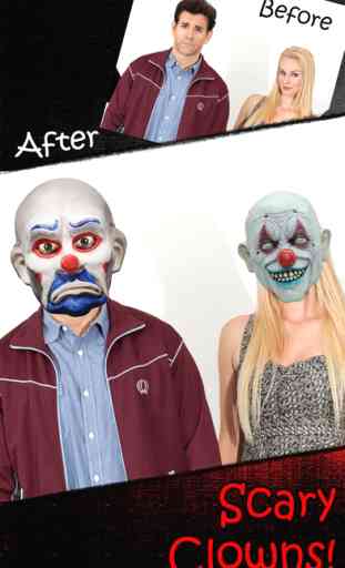 Scary Clown Face Maker - Photo Editor with horror Mask 1