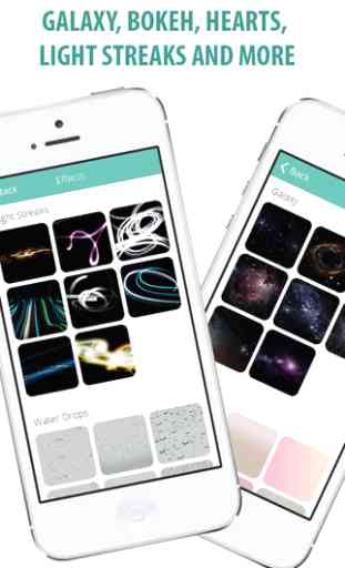 Selfie Effects - Apply Galaxy, Bokeh, Hearts And Ombre Overlays To Your Photos 3