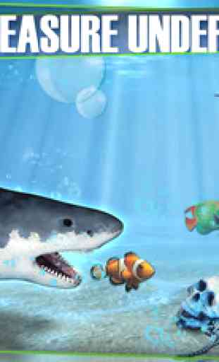 Shark Revenge Attack Sim 3D - Hunt Big Hungry Fish & Sea Life Treasures in Deep Waters 1