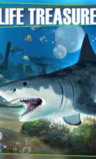 Shark Revenge Attack Sim 3D - Hunt Big Hungry Fish & Sea Life Treasures in Deep Waters 4