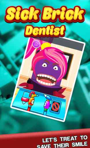 Sick Brick Dentist - Play A Dental Surgeon Care, Free Kids Game 1