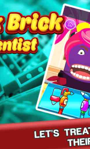 Sick Brick Dentist - Play A Dental Surgeon Care, Free Kids Game 3