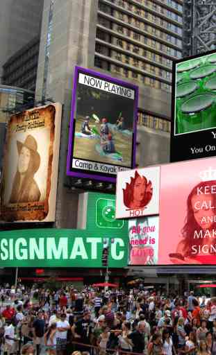 Signmatic: make Your photos Signs! Cool free Fonts, filters, fx, borders, and Famous frames!! 2