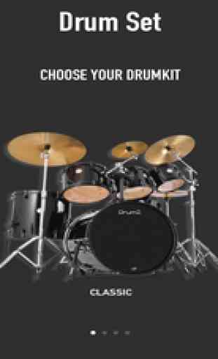 Simple Drum Set - Best Virtual Drum Pad Kit with Real Metronome for iPhone iPad 1