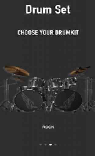 Simple Drum Set - Best Virtual Drum Pad Kit with Real Metronome for iPhone iPad 4