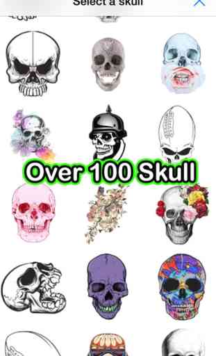 Skull Cam - A fun camera to swap faces with skulls, use realtime picture editor with cartoon style 2