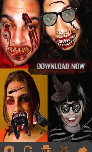 Scary Paranormal Face Changer - Halloween Prank Sticker Maker 2