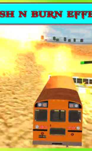 School Bus Crash Demolition : Derby Racing Bus Chase Simulator 3
