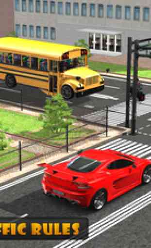 School Bus Driver – City Drive to Pick & Drop Kids 2