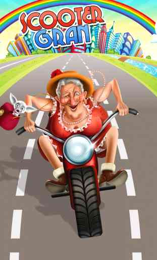 Scooter Granny - Top FREE endless running game 1