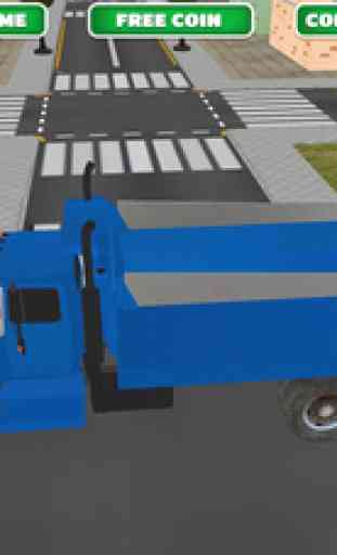 Semi Cargo Construction Truck with lorry Real Parking Rush 4