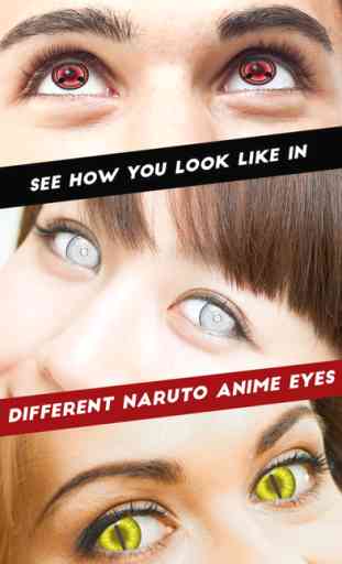 Sharingan Eyes- Eye Color Changer for Naruto Game 3