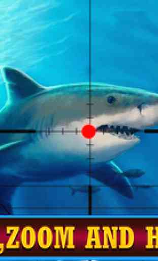 Shark Spear-Fishing Great White Fish hunting games 2
