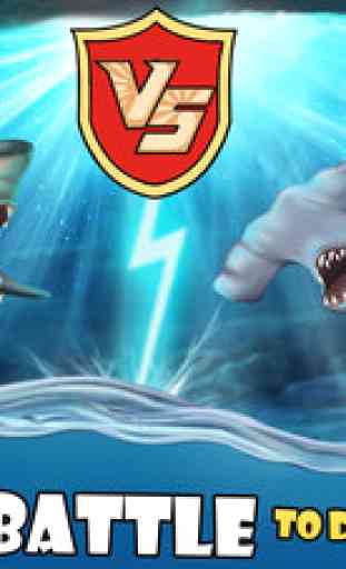 SHARK WORLD: Sharks & Jurassic animal battle games 2