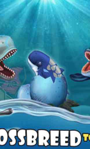 SHARK WORLD: Sharks & Jurassic animal battle games 4