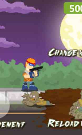 Shoot Stupid Highway Zombies And Defense your Zombieville City Tower 1