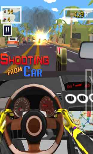 Shooting From Car - Free Car Racing & Shooting 1