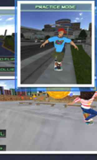 Skateboarding 3D Free Top Skater Action Board Game 1