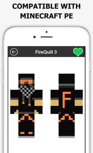 Skin with Cape Artwork for Minecraft PE Free 3