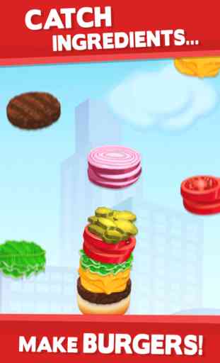 Sky Burger - Build & Match Food Free 2