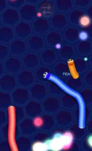 Slithering Snake Rolling - Glowing Multiplayer Player Online 2