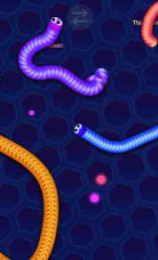 Slithering Snake Rolling - Glowing Multiplayer Player Online 3