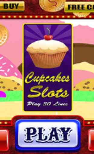 Slots Machines Spin & Win Fun Cupcakes in the House of Las Vegas Casino Games Free 3