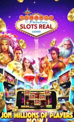 Slots Real Las Vegas - Free Casino Slot Machine Games - Bet, Spin and Win Jackpot & Bonus 1