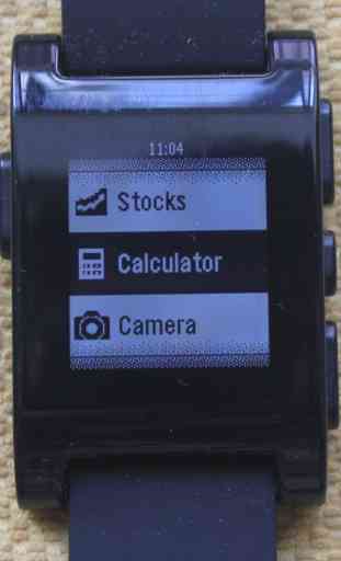 Smartwatch Plus for Pebble - Configure Calendar, Reminders, Weather, Stocks, Music, Camera, Video, GPS, Battery 4