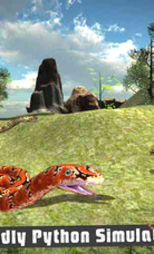 Snake Attack Simulator 3D - Deadly Python Simulation Game in Savanna Wildlife Forest 3