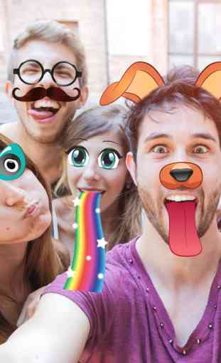 Snap photo editor of photos for face effects with stickers for funny selfies 1