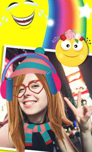 Snap photo editor of photos for face effects with stickers for funny selfies 4