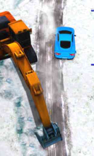 Snow Excavator Simulator 3D - Real trucker and dump truck simulation game 1