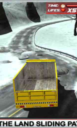Snow Truck Driver Simulator 3D – Drive the big crane and clear up ice from frozen road 3