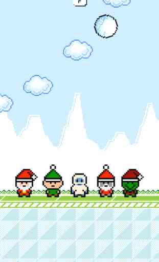 Snowball Fall - Falling Snow Fight Games with Frozen Snowman and Snowy Santa 3