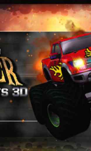 Speed Monster Truck Stunts 3D. Extreme OffRoad Trail 4x4 Simulator 2016 4