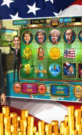 Slots: Obama FREE SLOTS Vegas Pokies 3