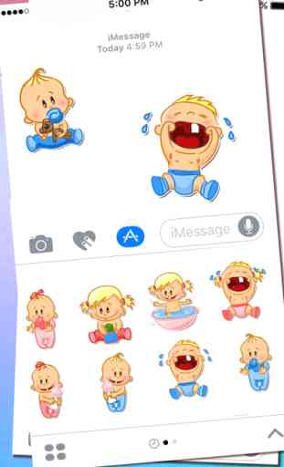 Smelly Baby iMessage Stickers 1