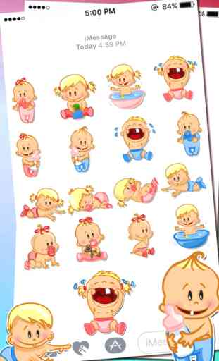 Smelly Baby iMessage Stickers 2