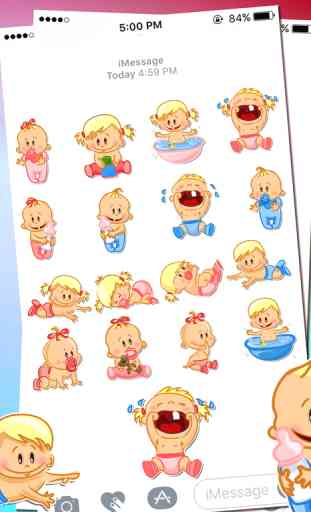 Smelly Baby iMessage Stickers 3
