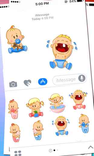 Smelly Baby iMessage Stickers 4